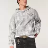 Sudadera con capucha con estampado de Chevrolet y camuflaje cuadrado Sudadera con capucha con estampado de Chevrolet y camuflaje cuadrado