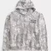 Sudadera con capucha con estampado de Chevrolet y camuflaje cuadrado Sudadera con capucha con estampado de Chevrolet y camuflaje cuadrado