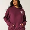 Sudadera con capucha con gráfico de Apple Sudadera con capucha con gráfico de Apple