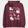 Sudadera con capucha con gráfico de Apple Sudadera con capucha con gráfico de Apple