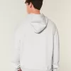 Sudadera con capucha con gráfico de llamas cuadradas Sudadera con capucha con gráfico de llamas cuadradas