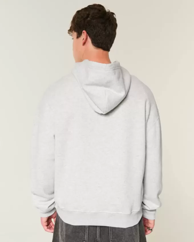 Sudadera con capucha con gráfico de llamas cuadradas Sudadera con capucha con gráfico de llamas cuadradas