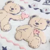 Sudadera con capucha con gráfico de osito de peluche