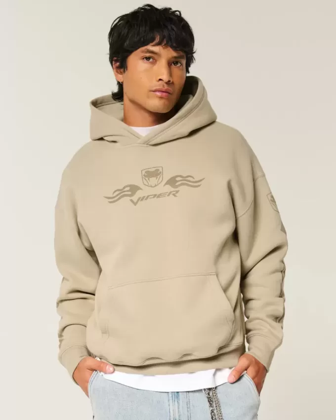 Sudadera con capucha con gráfico Dodge Viper de estilo cuadrado Sudadera con capucha con gráfico Dodge Viper de estilo cuadrado