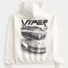 Sudadera con capucha con gráfico Dodge Viper de estilo cuadrado Sudadera con capucha con gráfico Dodge Viper de estilo cuadrado