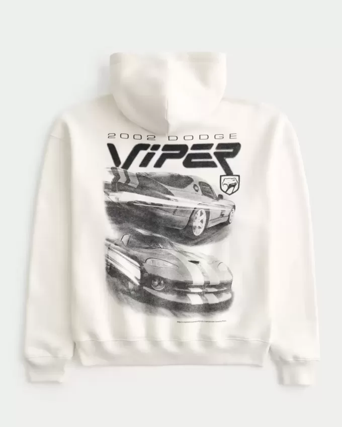 Sudadera con capucha con gráfico Dodge Viper de estilo cuadrado Sudadera con capucha con gráfico Dodge Viper de estilo cuadrado