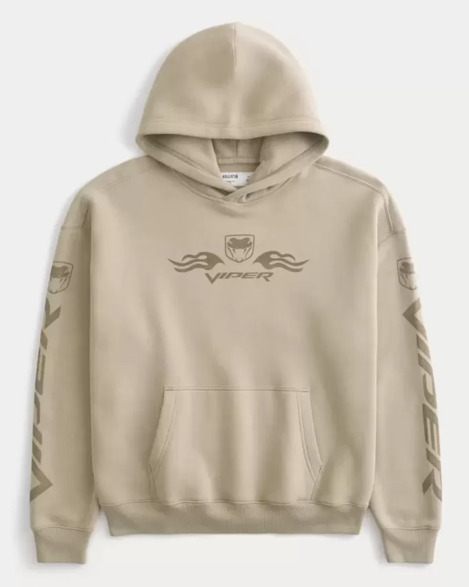 Sudadera con capucha con gráfico Dodge Viper de estilo cuadrado Sudadera con capucha con gráfico Dodge Viper de estilo cuadrado