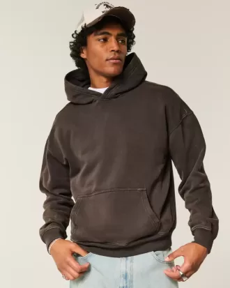 Sudadera con capucha cuadrada
