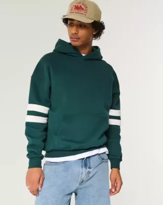 Sudadera con capucha cuadrada