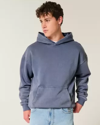 Sudadera con capucha cuadrada