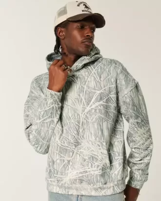 Sudadera con capucha cuadrada