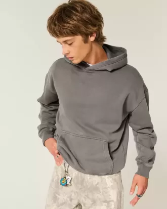 Sudadera con capucha cuadrada