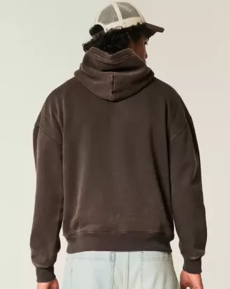 Sudadera con capucha cuadrada