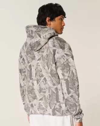 Sudadera con capucha cuadrada