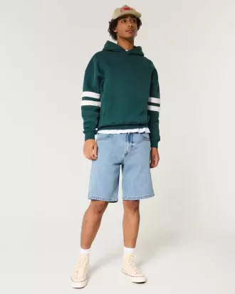 Sudadera con capucha cuadrada