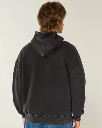 Sudadera con capucha cuadrada