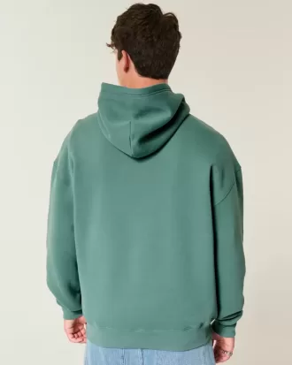Sudadera con capucha cuadrada