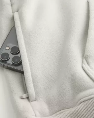 Sudadera con capucha cuadrada
