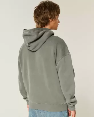 Sudadera con capucha cuadrada
