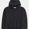 Sudadera con capucha cuadrada con tachuelas Sudadera con capucha cuadrada con tachuelas