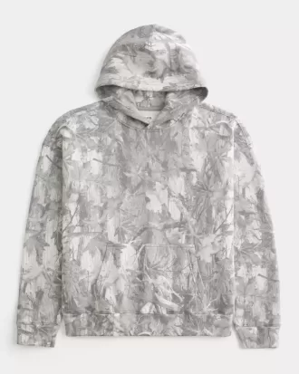 Sudadera con capucha de camuflaje cuadrado