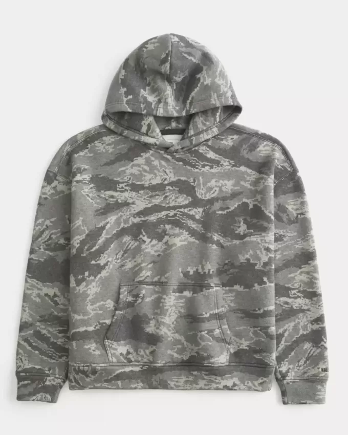 Sudadera con capucha de camuflaje cuadrado Sudadera con capucha de camuflaje cuadrado