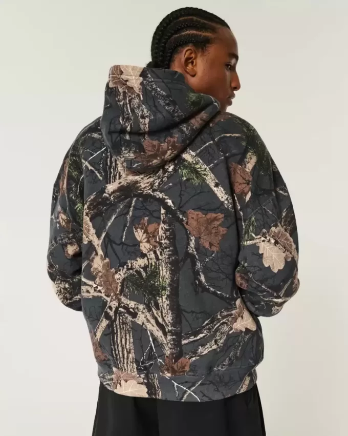 Sudadera con capucha de camuflaje cuadrado Sudadera con capucha de camuflaje cuadrado