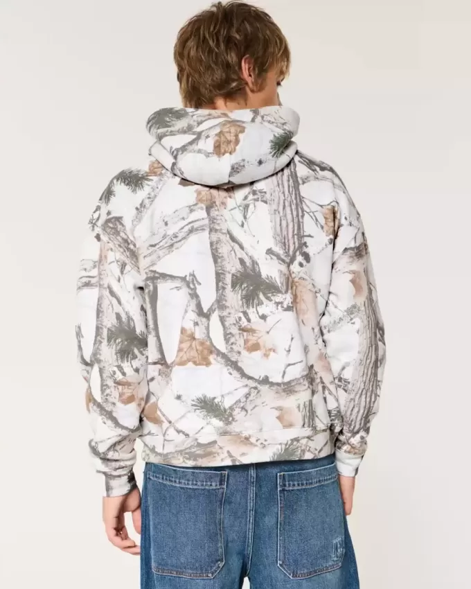 Sudadera con capucha de camuflaje cuadrado Sudadera con capucha de camuflaje cuadrado
