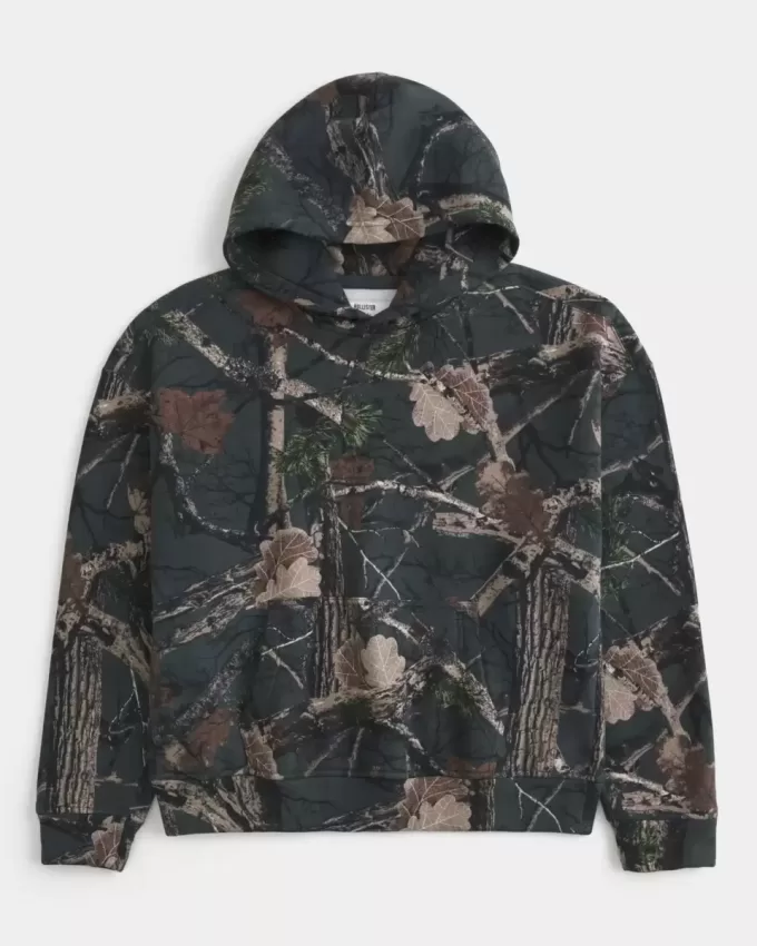Sudadera con capucha de camuflaje cuadrado Sudadera con capucha de camuflaje cuadrado