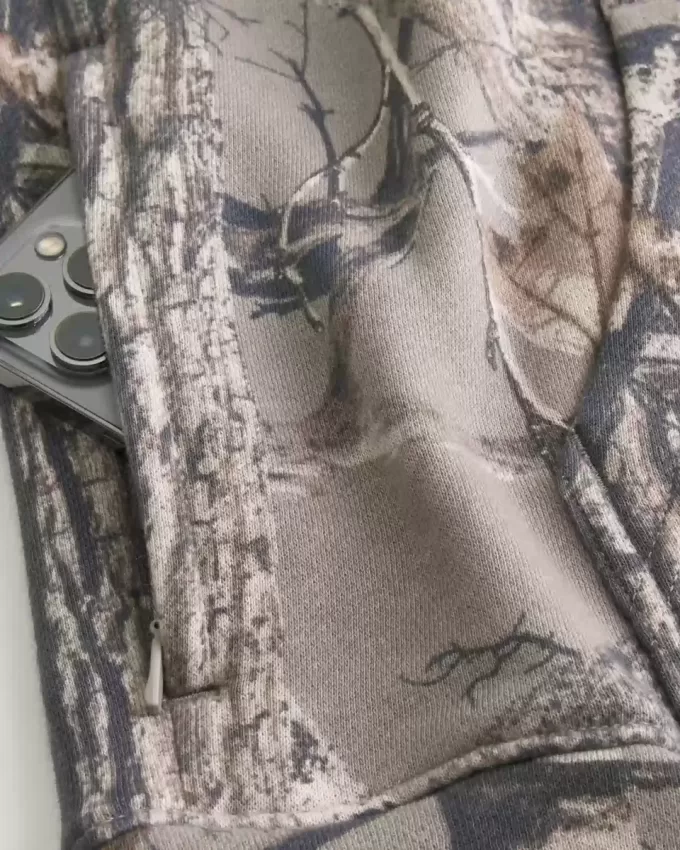 Sudadera con capucha de camuflaje cuadrado Sudadera con capucha de camuflaje cuadrado