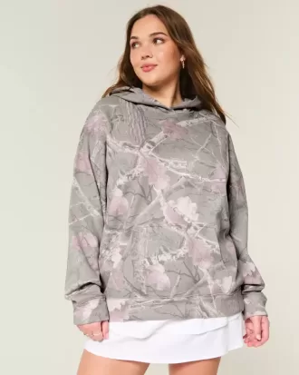 Sudadera con capucha de camuflaje extragrande Feel Good de Hollister