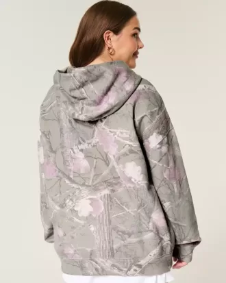 Sudadera con capucha de camuflaje extragrande Feel Good de Hollister