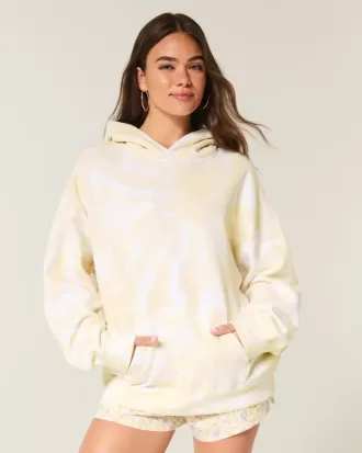 Sudadera con capucha de gran tamaño con efecto lavado
