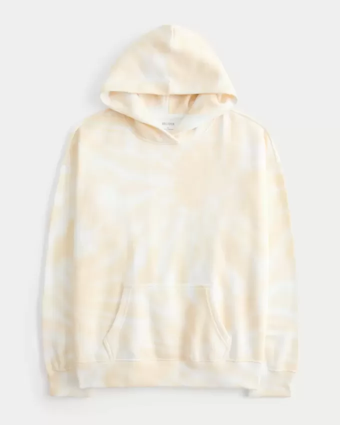 Sudadera con capucha de gran tamaño con efecto lavado Sudadera con capucha de gran tamaño con efecto lavado