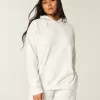Sudadera con capucha extragrande con estampado de ciervo Sudadera con capucha extragrande con estampado de ciervo