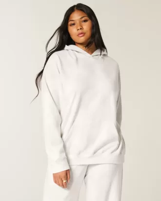 Sudadera con capucha extragrande con estampado de ciervo