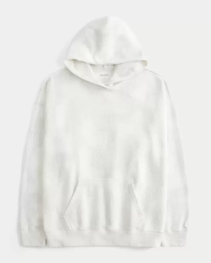 Sudadera con capucha extragrande con estampado de ciervo Sudadera con capucha extragrande con estampado de ciervo