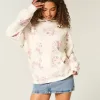 Sudadera con capucha extragrande con estampado floral Feel Good de Hollister Sudadera con capucha extragrande con estampado floral Feel Good de Hollister