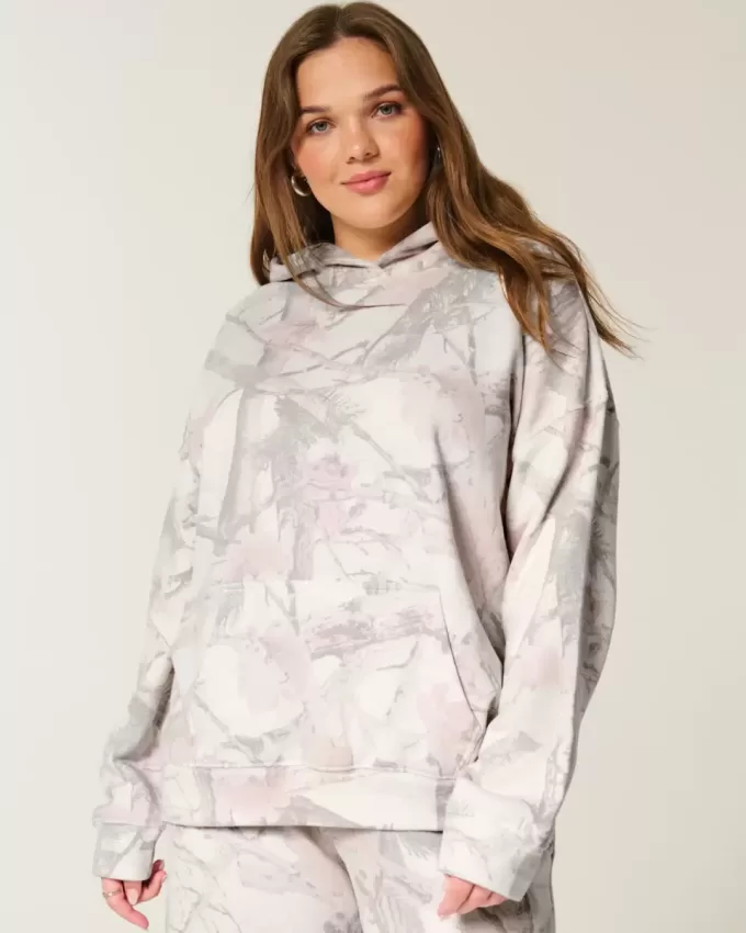Sudadera con capucha extragrande Hollister Feel Good Sudadera con capucha extragrande Hollister Feel Good