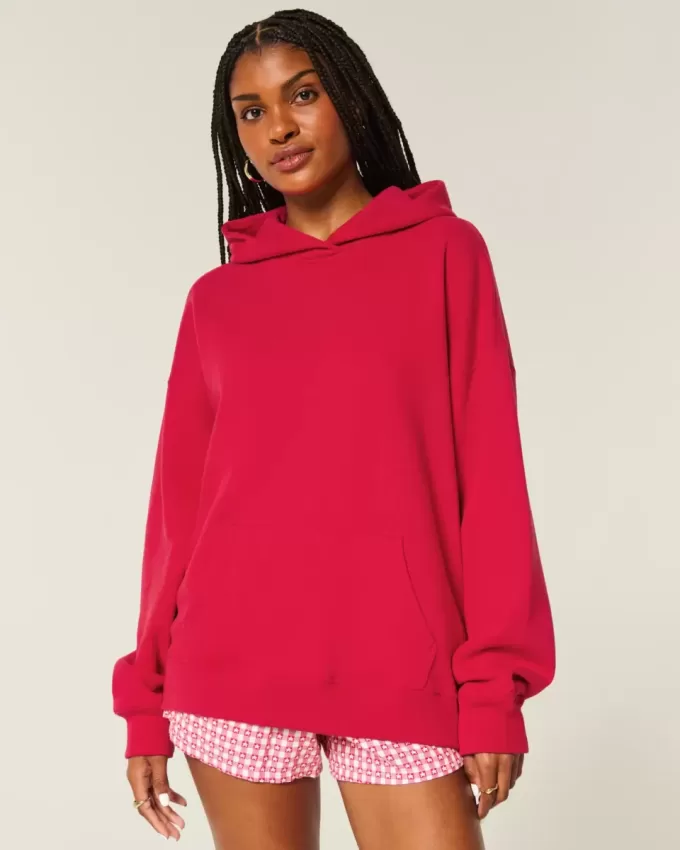 Sudadera con capucha extragrande Hollister Feel Good Sudadera con capucha extragrande Hollister Feel Good