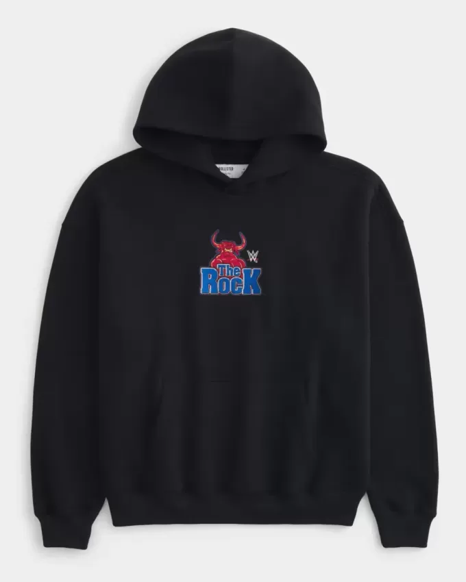 Sudadera con capucha gráfica Boxy The Rock Sudadera con capucha gráfica Boxy The Rock