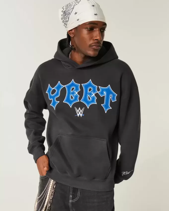Sudadera con capucha gráfica Boxy Yeet Sudadera con capucha gráfica Boxy Yeet