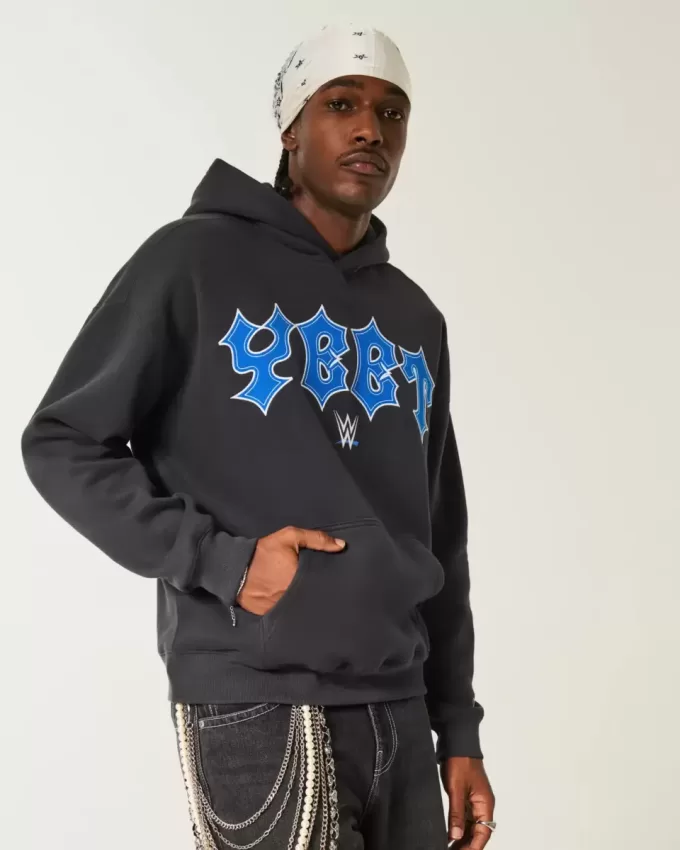Sudadera con capucha gráfica Boxy Yeet Sudadera con capucha gráfica Boxy Yeet