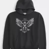 Sudadera con capucha gráfica cuadrada de West Hollywood Sudadera con capucha gráfica cuadrada de West Hollywood