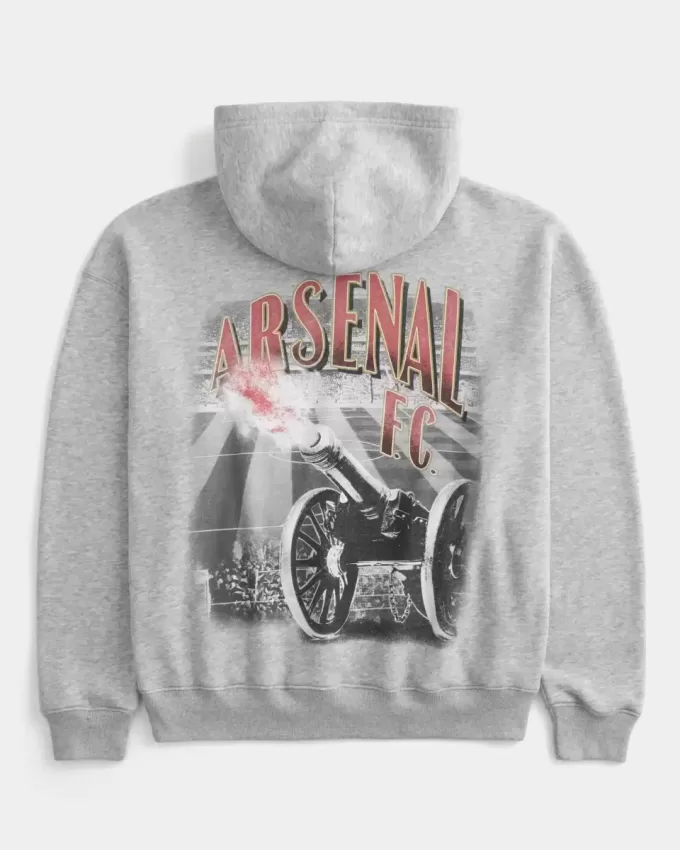 Sudadera con capucha gráfica cuadrada del Arsenal FC Sudadera con capucha gráfica cuadrada del Arsenal FC
