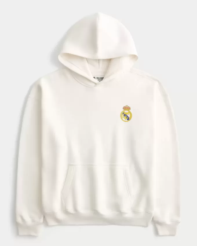 Sudadera con capucha gráfica cuadrada del Real Madrid CF Sudadera con capucha gráfica cuadrada del Real Madrid CF