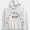Sudadera con capucha gráfica cuadrada para el último año de secundaria de 2026 Sudadera con capucha gráfica cuadrada para el último año de secundaria de 2026