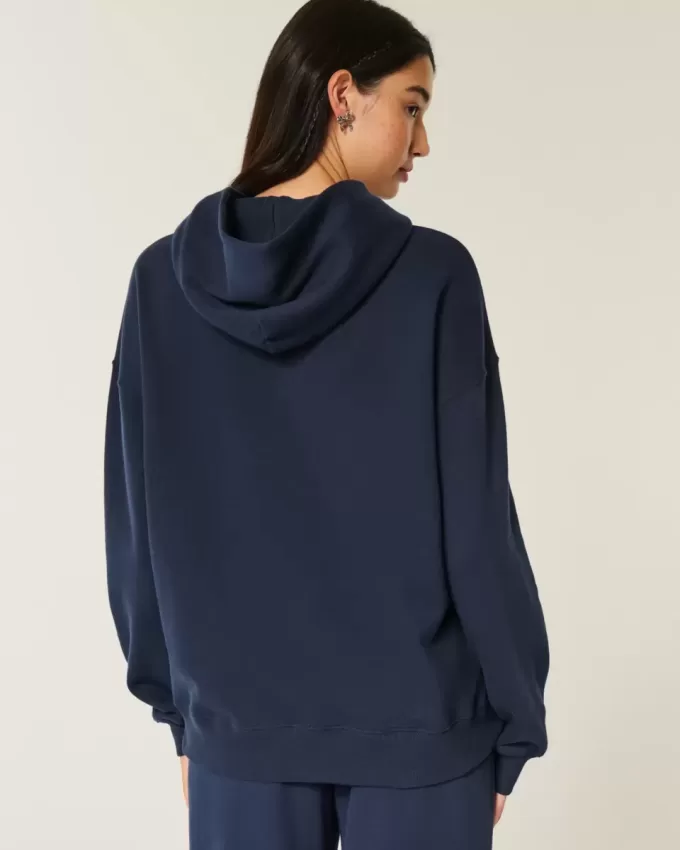 Sudadera con capucha gráfica de gran tamaño de la Clase del 26 Sudadera con capucha gráfica de gran tamaño de la Clase del 26