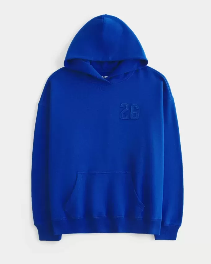 Sudadera con capucha gráfica de gran tamaño de la Clase del 26 Sudadera con capucha gráfica de gran tamaño de la Clase del 26
