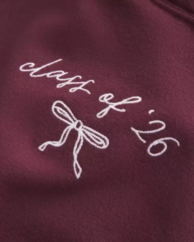 Sudadera con capucha gráfica de gran tamaño de la Clase del 26 Sudadera con capucha gráfica de gran tamaño de la Clase del 26